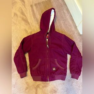 Berne Women’s Maroon Zip Coat